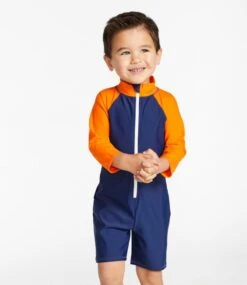 L.L.Bean Toddlers' Sun-and-Surf Bodysuit, Colorblock -L.L.Bean 506500 0 46