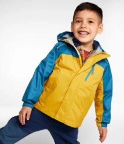 L.L.Bean Kids' Trail Model Rain Jacket, Colorblock 10 L.L.Bean Kids' Trail Model Rain Jacket, Colorblock -L.L.Bean 506502 0 45