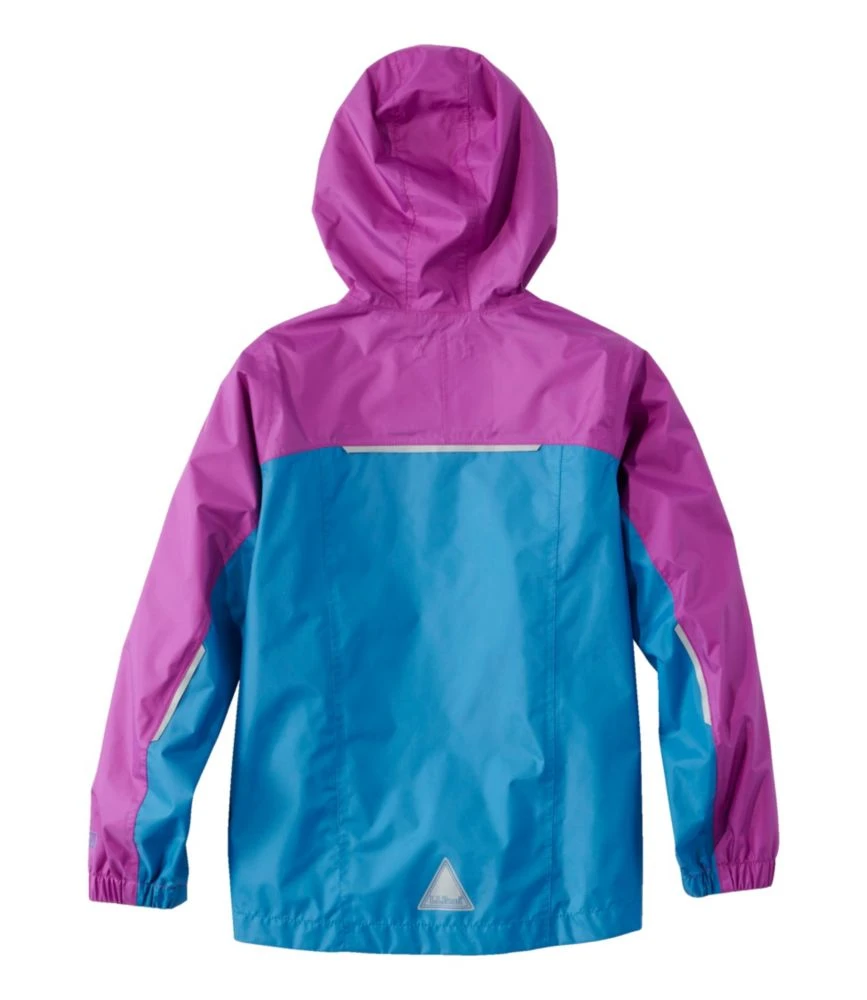 L.L.Bean Kids' Trail Model Rain Jacket, Colorblock 8 L.L.Bean Kids' Trail Model Rain Jacket, Colorblock - Image 6