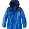 L.L.Bean Kids' Trail Model Rain Jacket, Lined, Colorblock -L.L.Bean 506503 28428 41