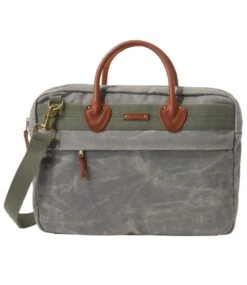 L.L.Bean Waxed Canvas Briefcase