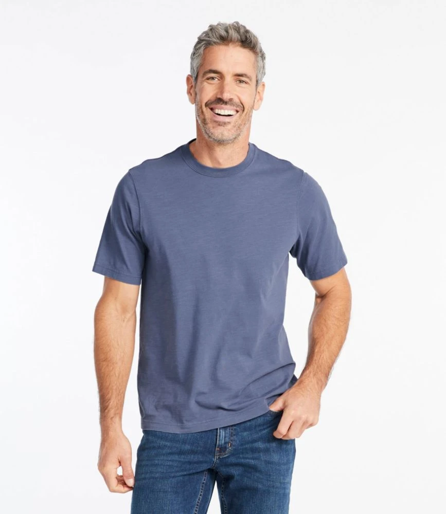 L.L.Bean Men's Lakewashed® Organic Cotton Tee, Short-Sleeve 4 L.L.Bean Men's Lakewashed® Organic Cotton Tee, Short-Sleeve - Image 2