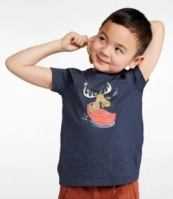 L.L.Bean Kids' Graphic Tee, Glow-in-the-Dark -L.L.Bean 506935 0 45
