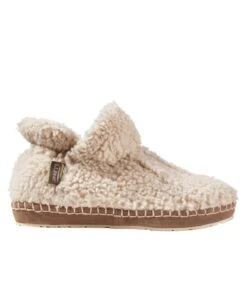 L.L.Bean Women's Cozy Slipper Booties, Pile Fleece