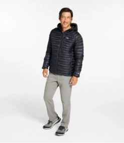 L.L.Bean Men's Ultralight 850 Down Sweater Hooded Jacket -L.L.Bean 507554 0 46 1