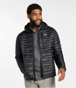 L.L.Bean Men's Ultralight 850 Down Sweater Hooded Jacket -L.L.Bean 507554 0 70