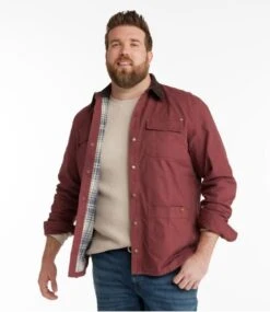 L.L.Bean Men's Signature Lined Canvas Shirt Jac -L.L.Bean 507623 0 47