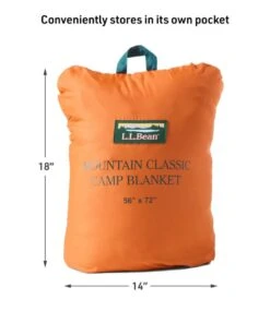 L.L.Bean Mountain Classic Camp Blanket -L.L.Bean 508145 0 46