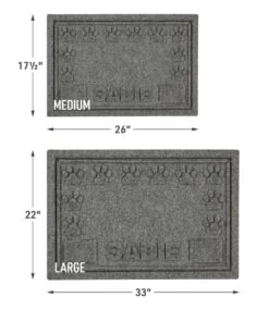 L.L.Bean Recycled Waterhog Dog Placemat, Personalized -L.L.Bean 508285 0 47