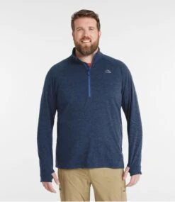 L.L.Bean Men's Adventure Grid Fleece, Quarter-Zip -L.L.Bean 508296 0 46