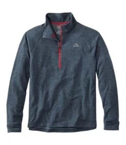 L.L.Bean Men's Adventure Grid Fleece, Quarter-Zip