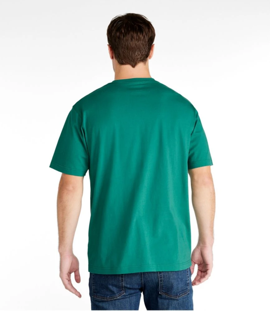 Men's Carefree Unshrinkable Tee, L.L.Bean Logo, Short-Sleeve 5 Men's Carefree Unshrinkable Tee, L.L.Bean Logo, Short-Sleeve - Image 3
