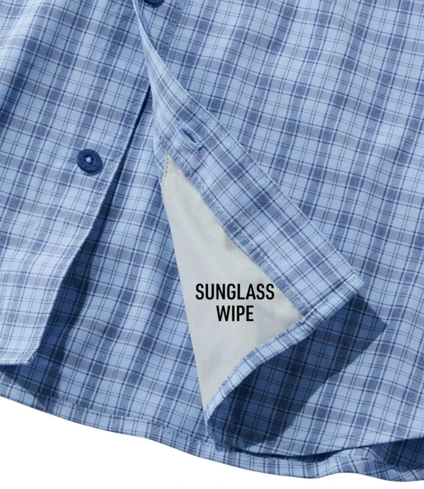 L.L.Bean Men's Tropicwear Pro Stretch Shirt, Long-Sleeve Plaid 7 L.L.Bean Men's Tropicwear Pro Stretch Shirt, Long-Sleeve Plaid - Image 5