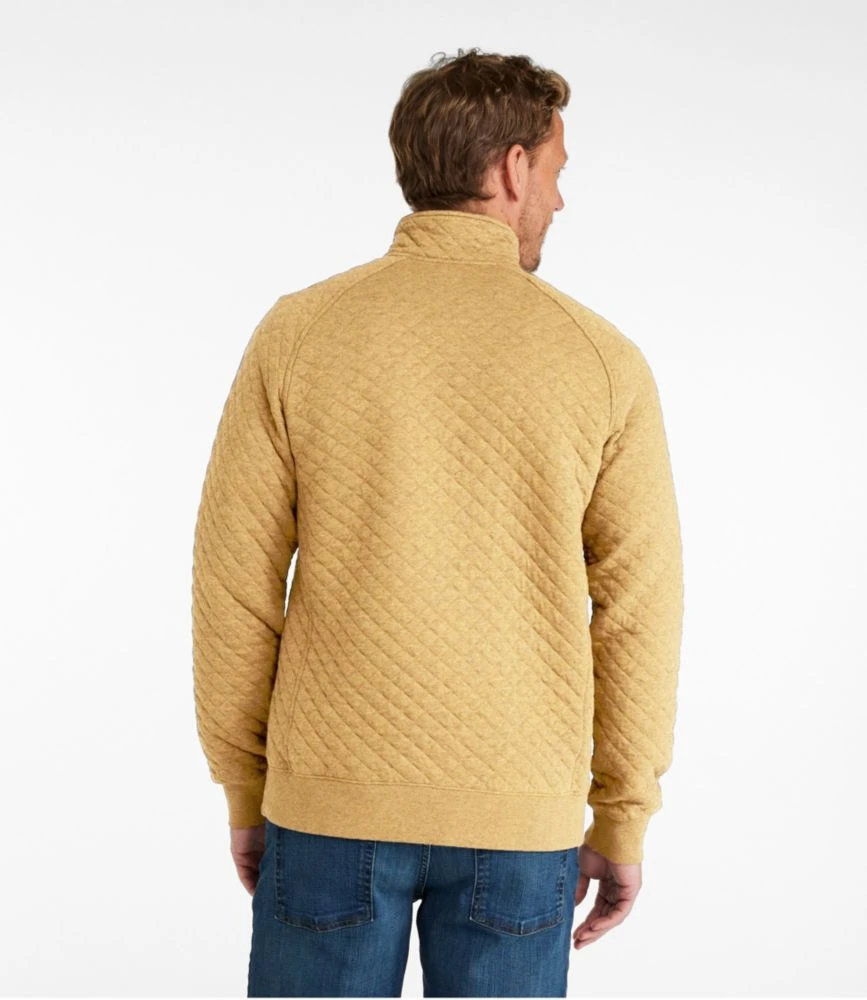 L.L.Bean Men's Quilted Sweatshirt, Mockneck 5 L.L.Bean Men's Quilted Sweatshirt, Mockneck - Image 3