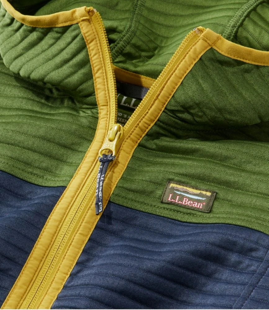 L.L.Bean Kids' Airlight Full-Zip Hoodie, Colorblock 7 L.L.Bean Kids' Airlight Full-Zip Hoodie, Colorblock - Image 5