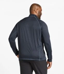 L.L.Bean Men's Bean's Quick Dry Trail Tee 1/4 Zip -L.L.Bean 509467 0 47