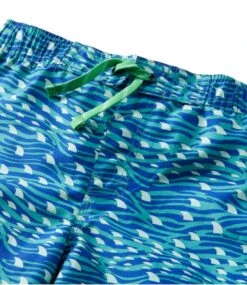 L.L.Bean Boys' BeanSport Swim Shorts, Print -L.L.Bean 509540 0 46