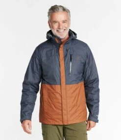 L.L.Bean Men's Trail Model Waterproof 3-in-1 Jacket -L.L.Bean 510335 0 44