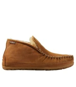 L.L.Bean Men's Wicked Good Slippers, Boot Moc