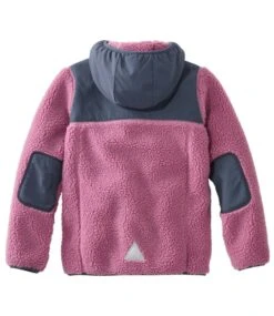 L.L.Bean Kids' Sherpa Fleece Hooded Jacket -L.L.Bean 510829 0 47