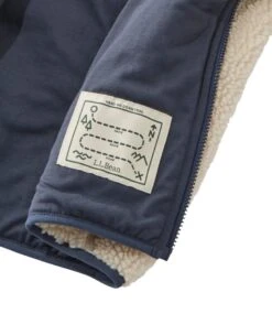L.L.Bean Kids' Sherpa Fleece Hooded Jacket -L.L.Bean 510829 0 48