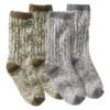 L.L.Bean Adults' Cotton Ragg Sock, 2-Pack -L.L.Bean 510900 49737 41