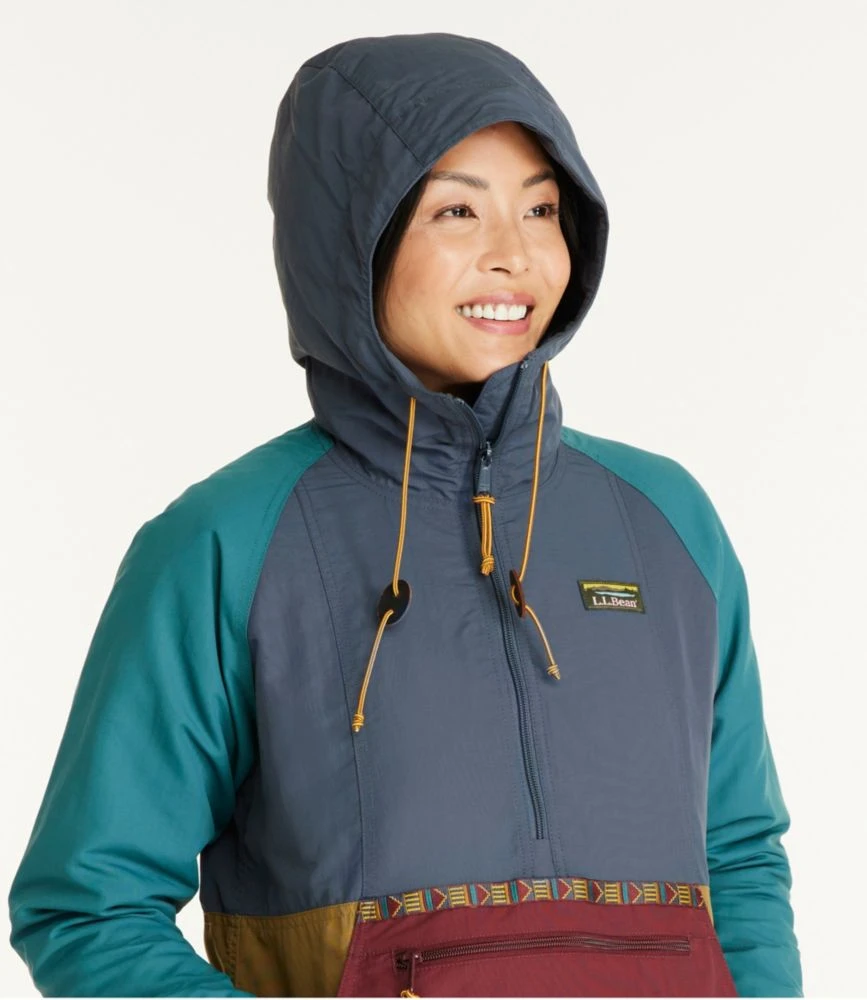 L.L.Bean Women's Mountain Classic Insulated Anorak, Multi-Color 6 L.L.Bean Women's Mountain Classic Insulated Anorak, Multi-Color - Image 4