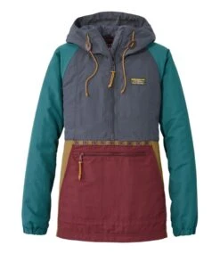 L.L.Bean Women's Mountain Classic Insulated Anorak, Multi-Color