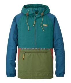 L.L.Bean Men's Mountain Classic Insulated Anorak, Multi-Color