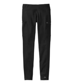 L.L.Bean Women's Primaloft ThermaStretch Fleece Pocket Tights