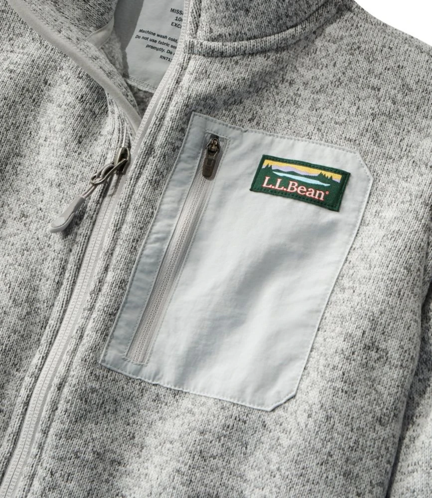 Women's L.L.Bean Sweater Fleece Full-Zip Overlay Jacket 6 Women's L.L.Bean Sweater Fleece Full-Zip Overlay Jacket - Image 4