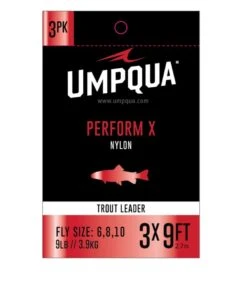 L.L.Bean Umpqua Perform X Trout Leader, 3-Pack