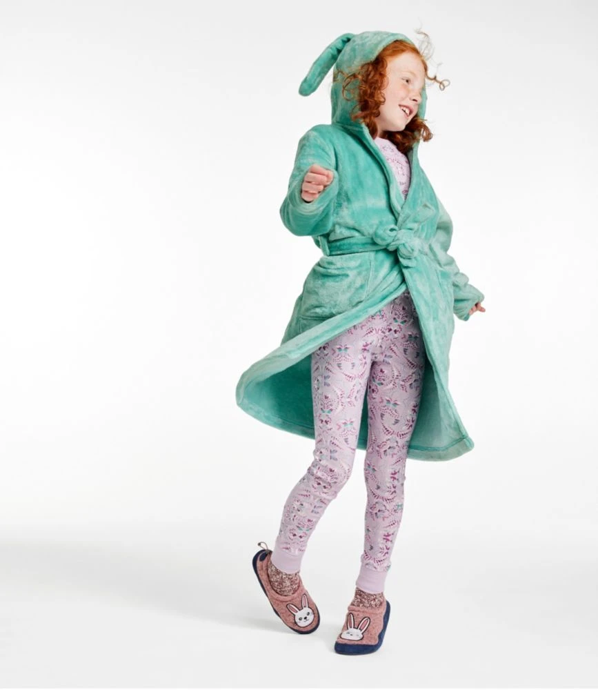 L.L.Bean Kids' Cozy Animal Robe, Hooded 4 L.L.Bean Kids' Cozy Animal Robe, Hooded - Image 2