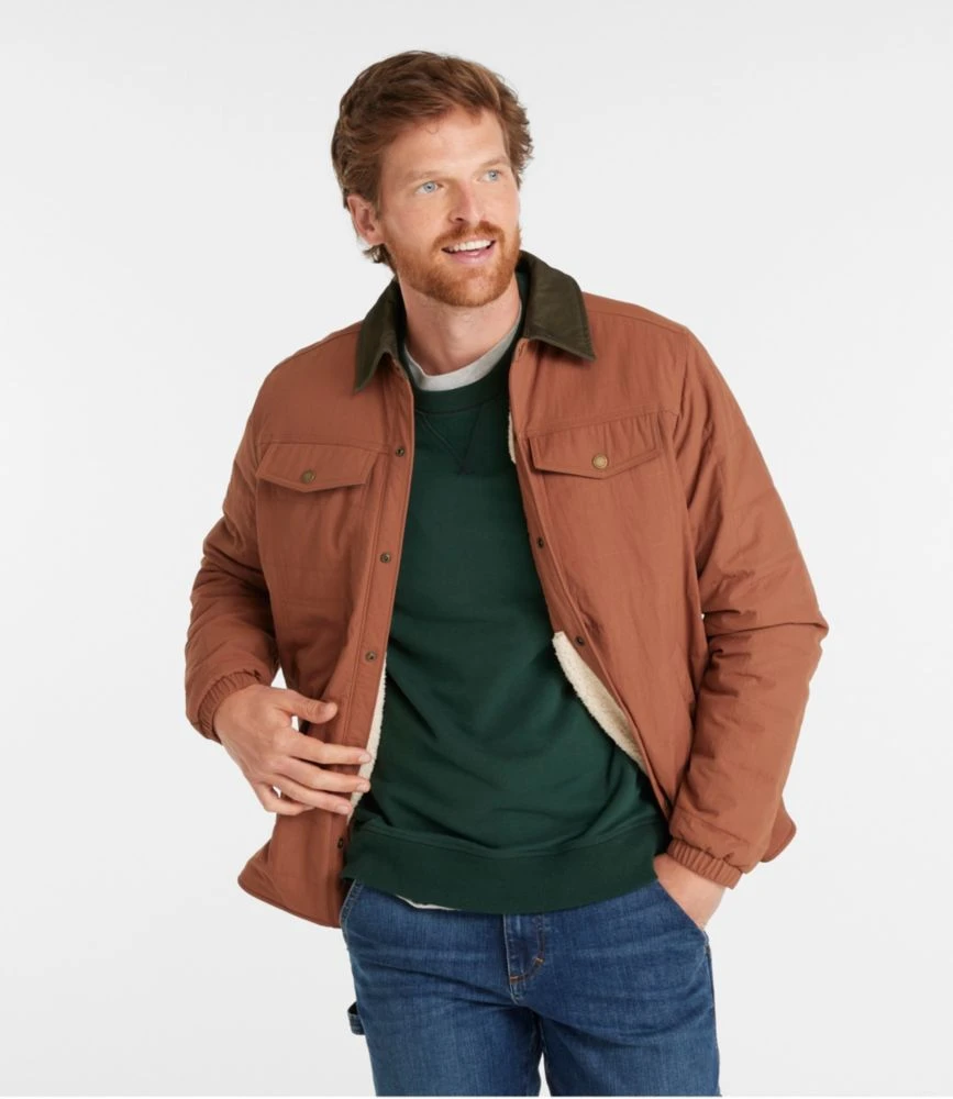 L.L.Bean Men's Insulated Utility Shirt Jacket 4 L.L.Bean Men's Insulated Utility Shirt Jacket - Image 2