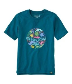L.L.Bean Kids' Organic Short-Sleeve Tee