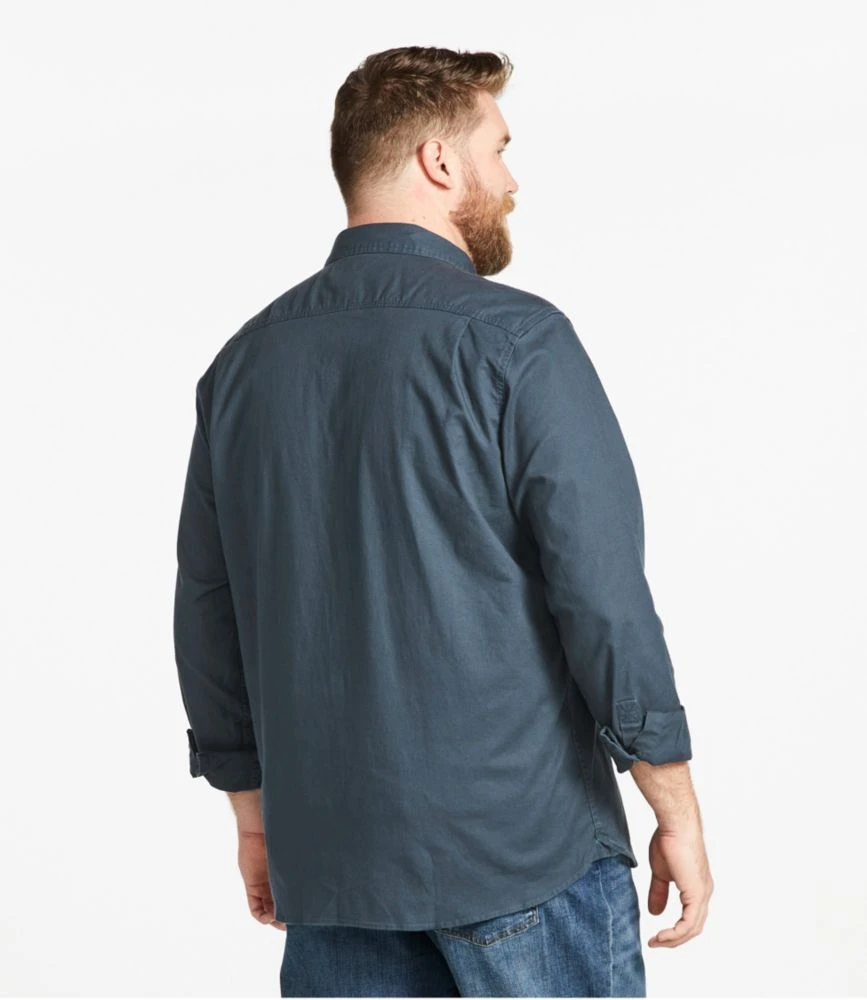 L.L.Bean Men's BeanFlex® Twill Shirt, Traditional Untucked Fit, Long-Sleeve 7 L.L.Bean Men's BeanFlex® Twill Shirt, Traditional Untucked Fit, Long-Sleeve - Image 5