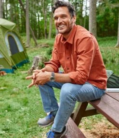 L.L.Bean Men's BeanFlex® Twill Shirt, Traditional Untucked Fit, Long-Sleeve 13 L.L.Bean Men's BeanFlex® Twill Shirt, Traditional Untucked Fit, Long-Sleeve -L.L.Bean 513080 0 48