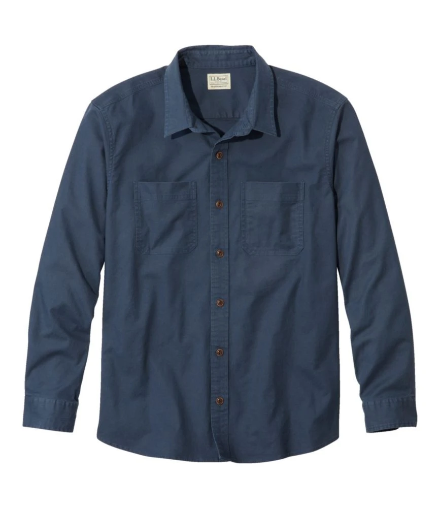 L.L.Bean Men's BeanFlex® Twill Shirt, Traditional Untucked Fit, Long-Sleeve 3 L.L.Bean Men's BeanFlex® Twill Shirt, Traditional Untucked Fit, Long-Sleeve