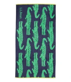 L.L.Bean Seaside Beach Towel, Gator
