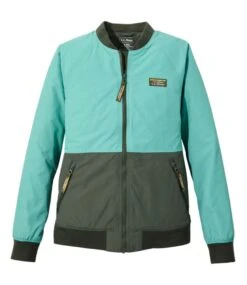 L.L.Bean Women's 3-Season Bomber Jacket, Colorblock