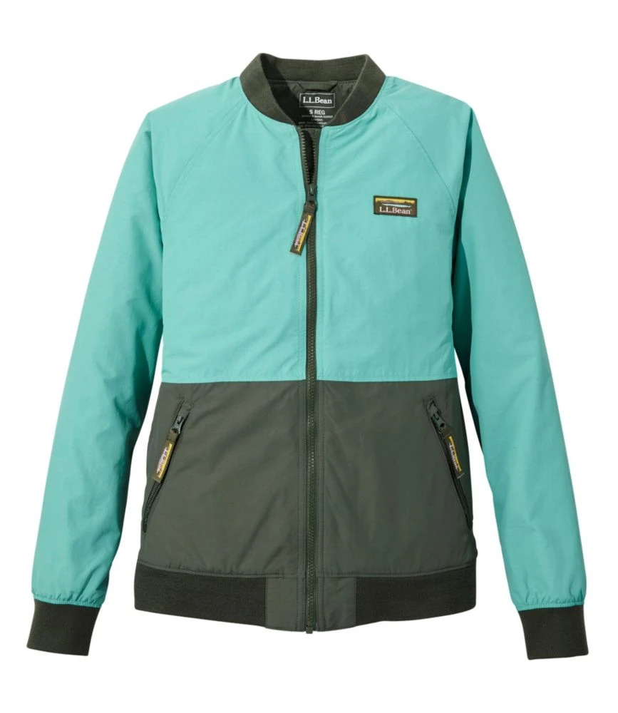 L.L.Bean Women's 3-Season Bomber Jacket, Colorblock 3 L.L.Bean Women's 3-Season Bomber Jacket, Colorblock