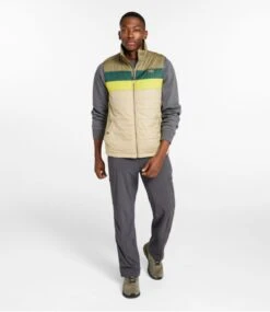 L.L.Bean Men's Mountain Classic Puffer Vest, Colorblock -L.L.Bean 513517 0 46