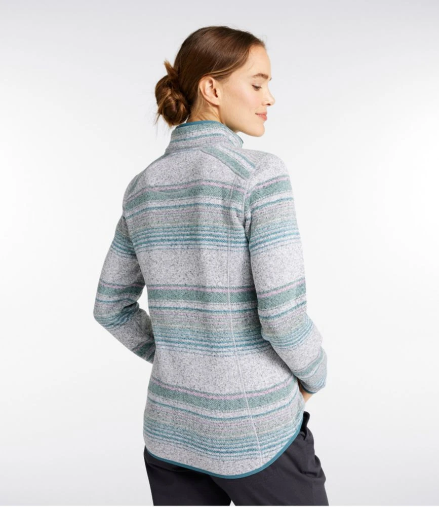 Women's L.L.Bean Sweater Fleece Full-Zip Jacket, Print 5 Women's L.L.Bean Sweater Fleece Full-Zip Jacket, Print - Image 3