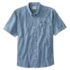 L.L.Bean Men's Comfort Stretch Chambray Shirt, Traditional Untucked Fit, Short-Sleeve 2 L.L.Bean Men's Comfort Stretch Chambray Shirt, Traditional Untucked Fit, Short-Sleeve -L.L.Bean 513685 52 41