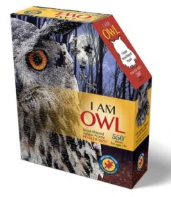 L.L.Bean Poster Size Owl Puzzle, 550 Pieces