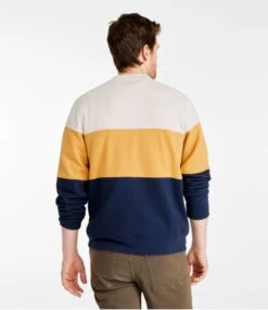 Men's L.L.Bean 1912 Sweatshirt, Crewneck, Colorblock -L.L.Bean 513828 0 45