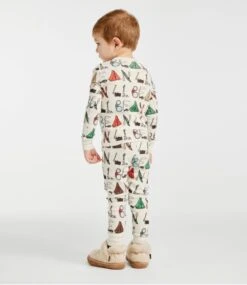 L.L.Bean Toddlers' Organic Cotton Fitted Pajamas -L.L.Bean 514051 0 70
