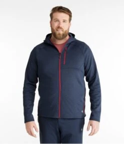 L.L.Bean Men's Mountain Fleece Full-Zip Hoodie 12 L.L.Bean Men's Mountain Fleece Full-Zip Hoodie -L.L.Bean 514109 0 46