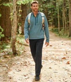 L.L.Bean Men's Mountain Fleece, Half-Zip -L.L.Bean 514123 0 48