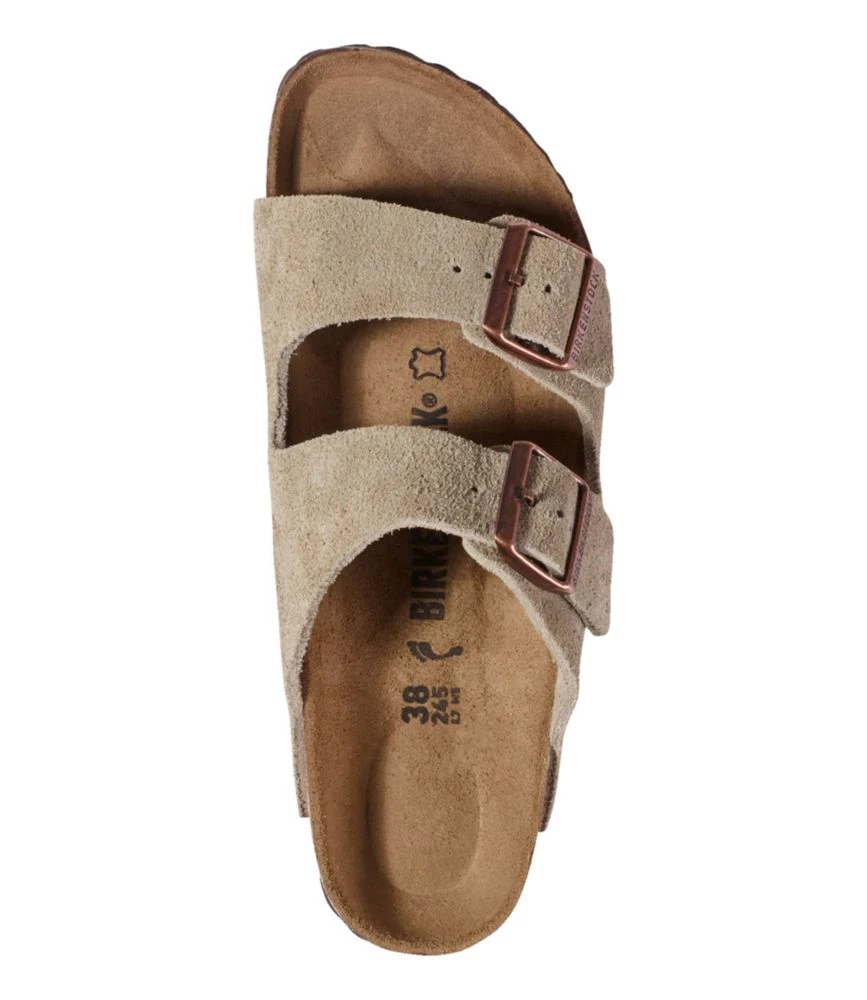 L.L.Bean Women's Birkenstock Arizona Sandals, Suede, Classic Footbed 6 L.L.Bean Women's Birkenstock Arizona Sandals, Suede, Classic Footbed - Image 4